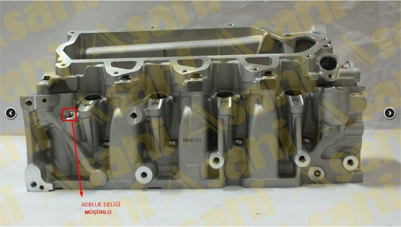 ASAHI Silindir Kapak Megane IV Duster II 1.5 Dci K9K 18-24 876-878 ( Adblue Tip Musurlu ) EURO6