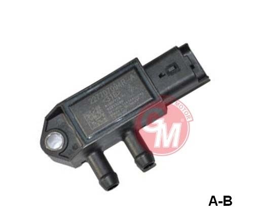 GUA Eksoz Partikül Filtre Sensörü Renault Megane IV 15> Talisman 16> Clio V 19> Nissan Qashqai II 18> 1. -Dacia Duster II 18>DOKKER 18>