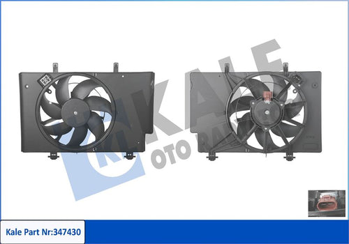 KALE Fan Grubu Ford B-Max Ecosport Fiesta IV Fan & Motor & Da