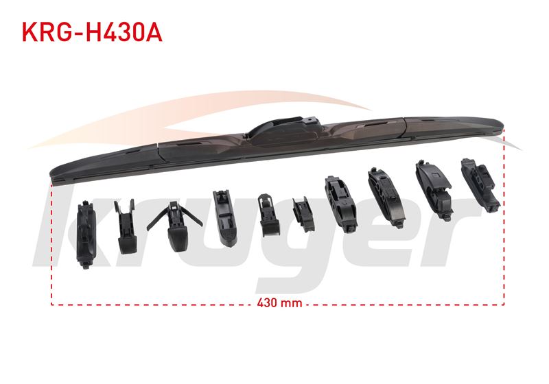 KRUGER Silecek Supurgesi Hybrid Universal 11 Aparatli 430mm