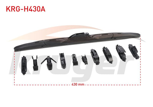 KRUGER Silecek Supurgesi Hybrid Universal 11 Aparatli 430mm