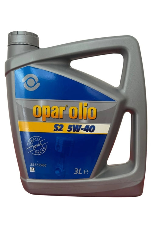 Olio S2 5w40 3 Litre Motor Yağı 1.4 Benzin Araçlar Için (ÜRETİM YILI 2025)