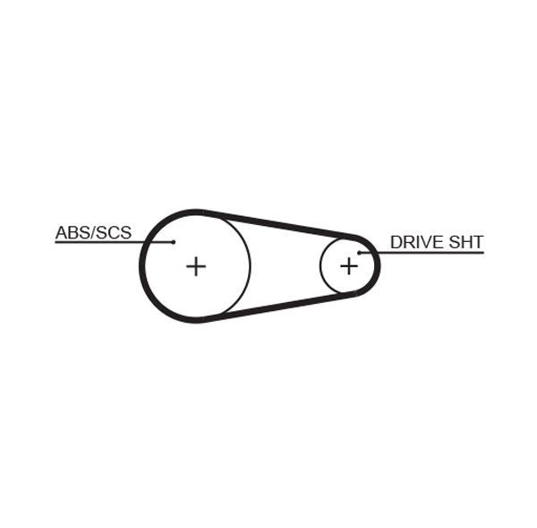GATES Ford Esc Fies Orion (GD122H5P086) Eksantrik Kayisi