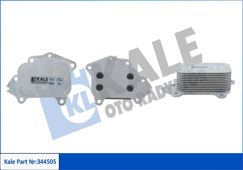KALE Yag Sogutucu Al / Pl / Brz Ford C Max Fiesta V Fiesta VI Focus C Max Focus II Fusion Mazda 2 3 107 P