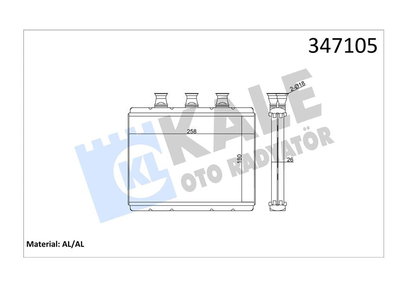KALE Kalorifer Radyatoru Bmw E65 730D 740D 745D 735ILI 740ILI 745ILI 7620ILI E66 01>