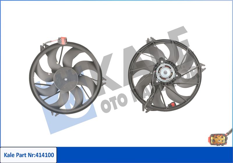 KALE Fan Motoru Peugeot Peugeot 206 / 206 Cc / 206 Sw / 206+ 250W 385mm