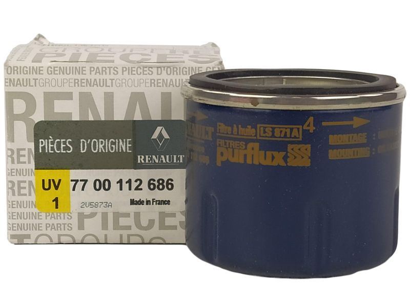 MAIS URUNLERI Yag Filtresi Clio I -II-III - Kng-Express-Twng-Modus-Sandero 1.2 - 1.2 16V D7F
