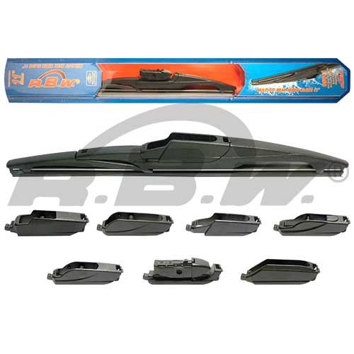 RBW SLCK 28 Cm 11 Inch Plastik Multi-Fit 7 Adaptorlu Arka Silecek Supurgesi