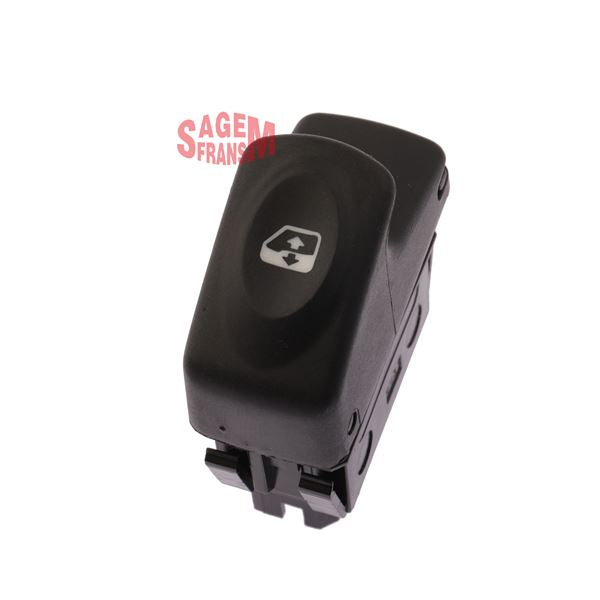 SAGEMFRANS Cam Acma Dugmesi (6FIS) Siyah Clio Kangoo