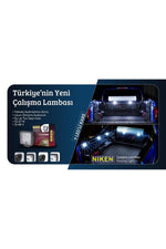 Çalışma lambası ledli yuvarlak 22-27w 9 ledli