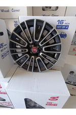 16 Fiat Egea Urban Jant Kapağı Takımı 4 Lü Set (LOGO HEDİYELİ)