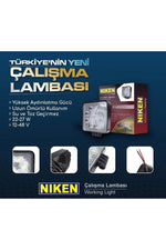 Çalışma lambası ledli yuvarlak 22-27w 9 ledli
