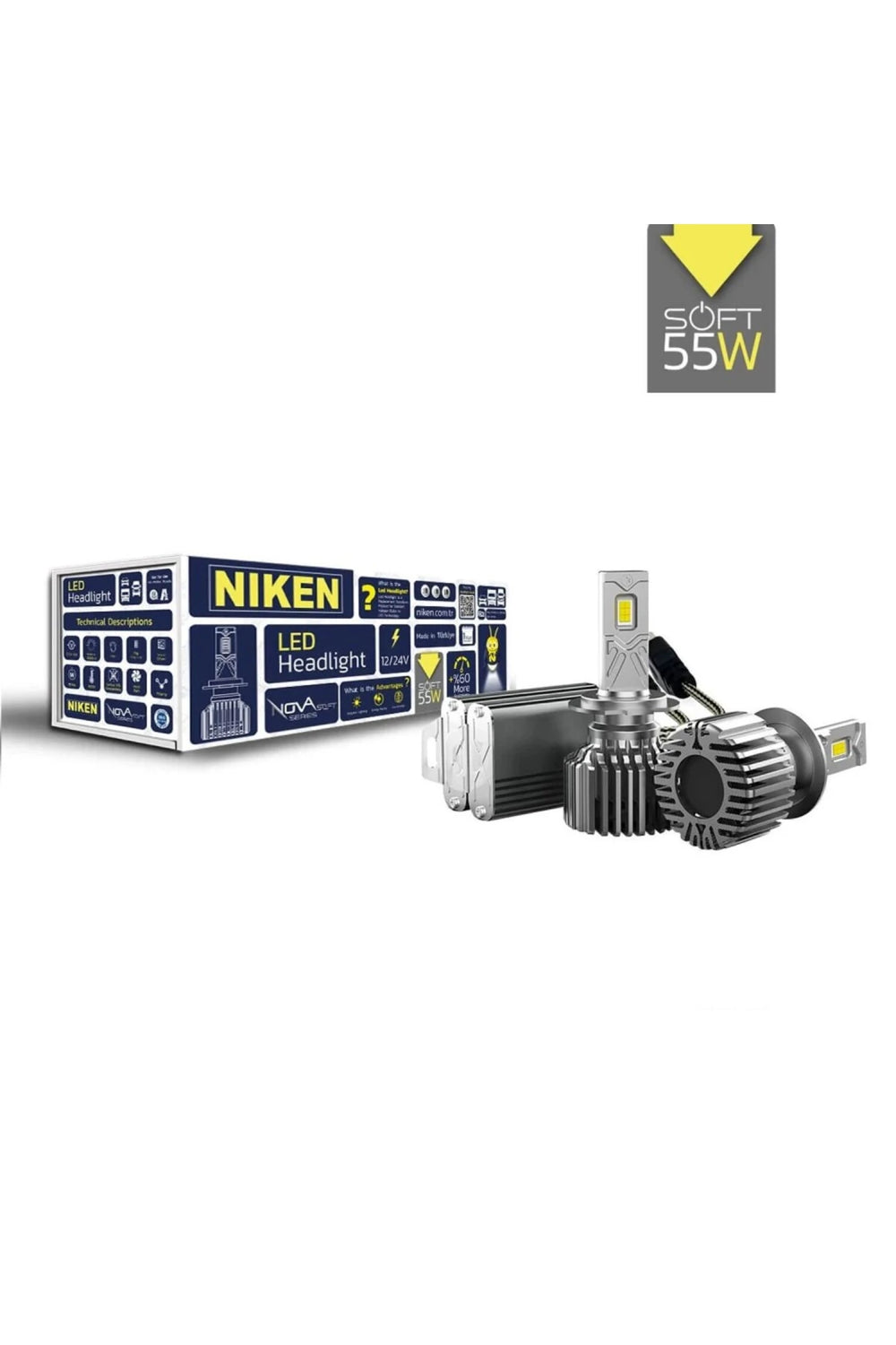 Nova Soft 24.000 Lümen 55W H4