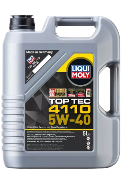 TopTec 4110 5W-40 Motor Yağı (5 Litre) Yeni Üretim Tarihli