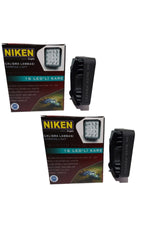16 Led Kare Kalın Kasalı Off Road Sis Farı Çalışma Lambası 12-24v 2 Adet