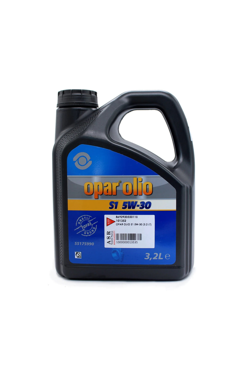 Yağ 5 30 S1 3.2 L 5W30 Yeni Tarihli Opar Olio Motor Yağı