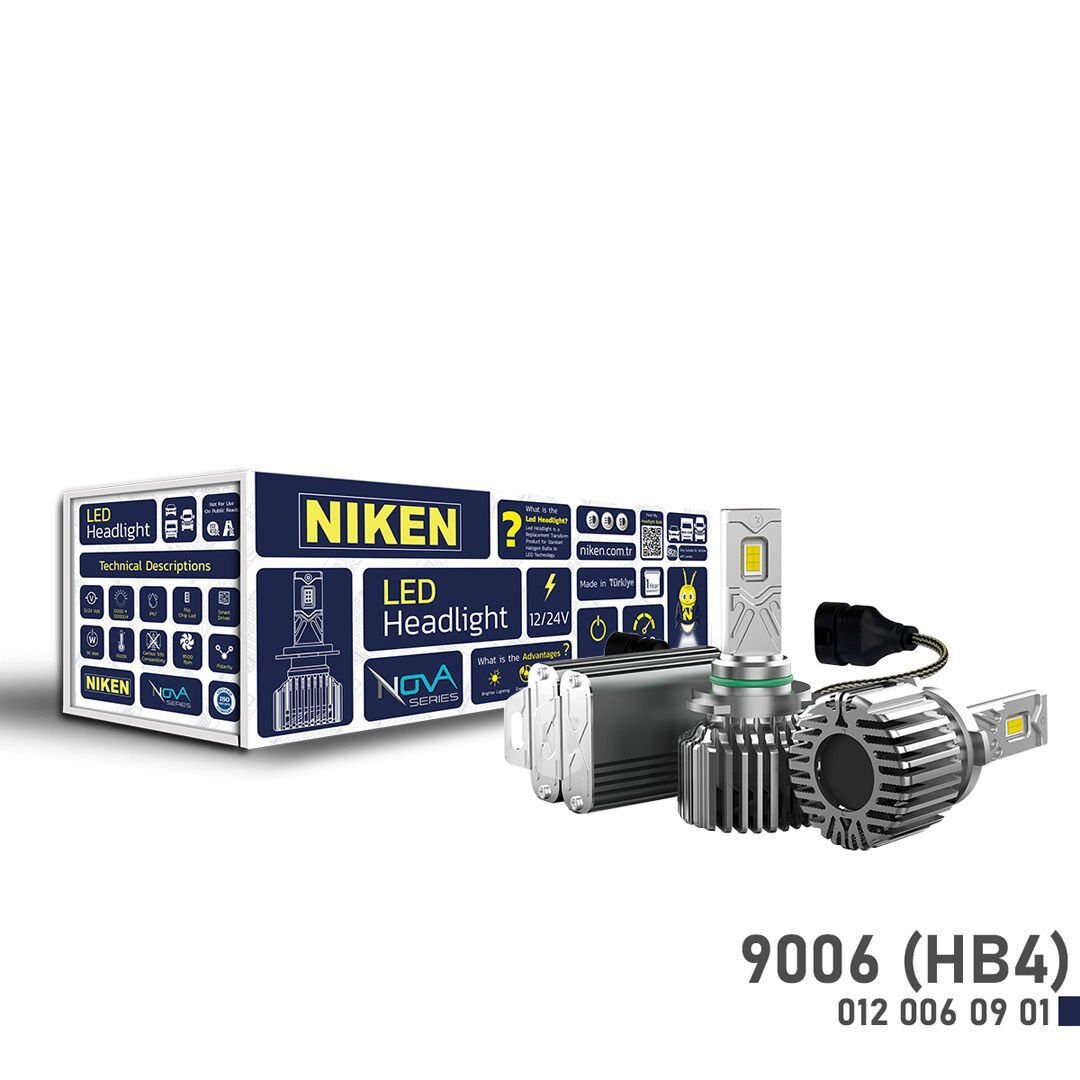 Niken Led Xenon Nova Serisi 9006 (HB4) (90W) 6500K 24.000LM